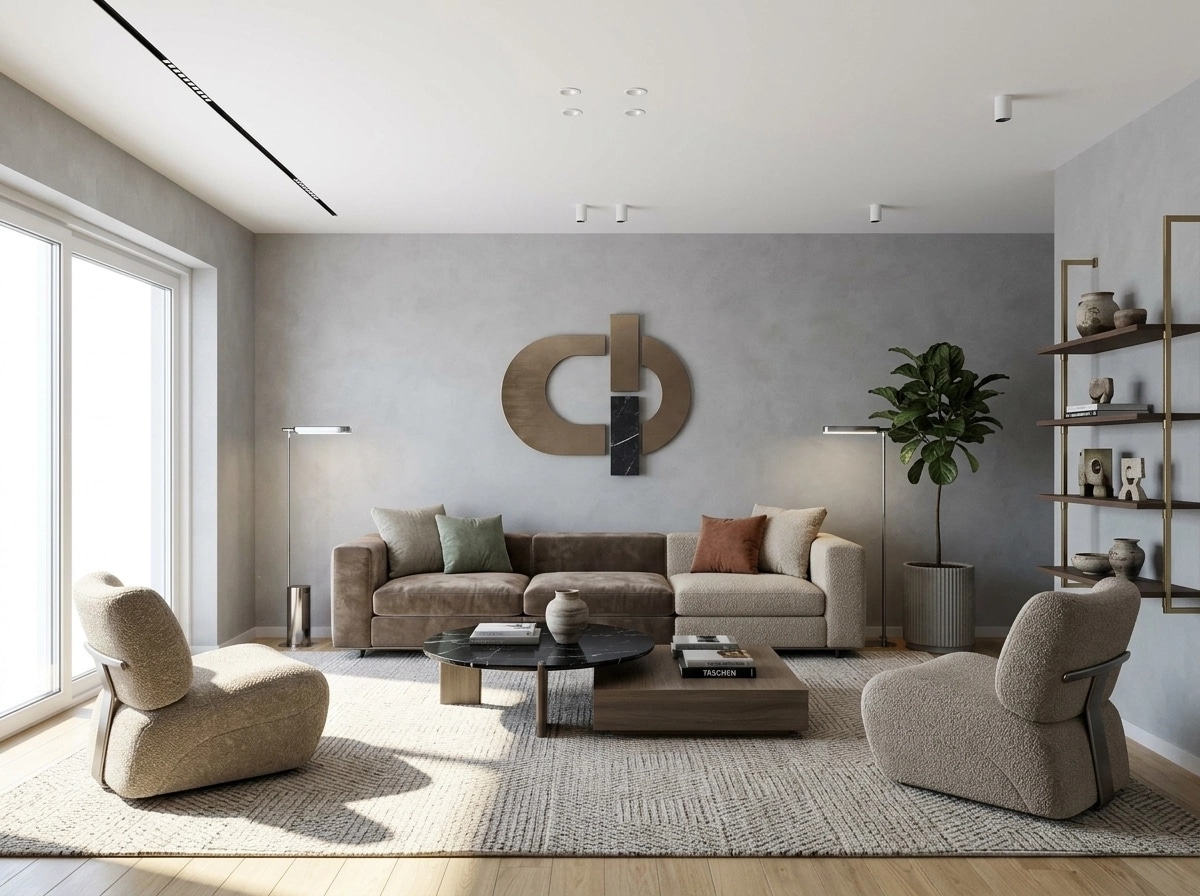 Interior design in Contemporary style — Living Room by GenRoom AI