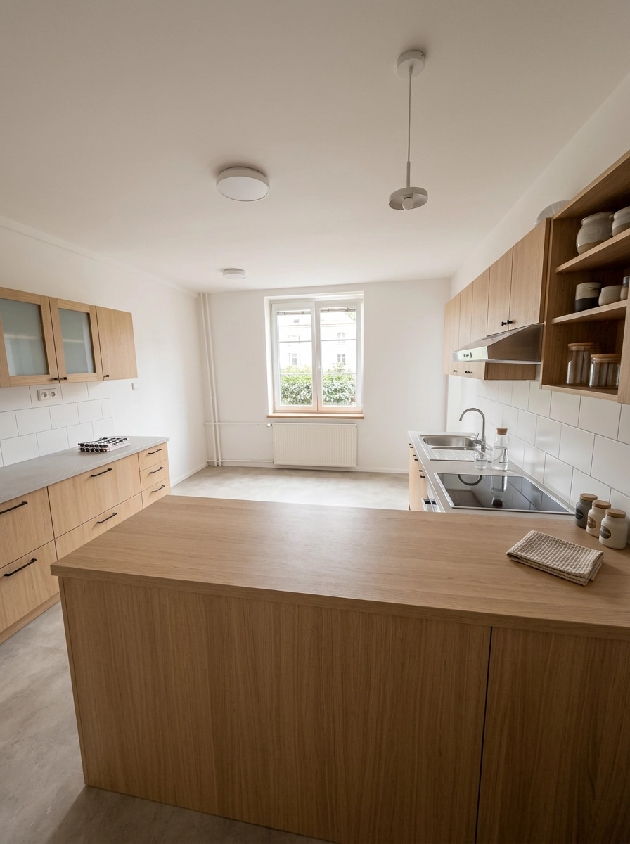 Scandinavian Kitchen design — interior photo by GenRoom AI