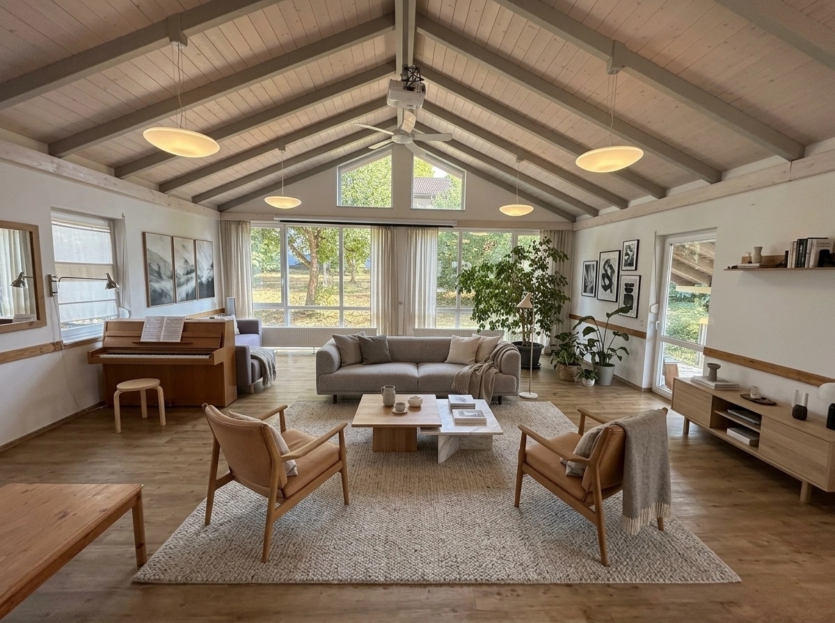 Scandinavian Living Room design — interior photo by GenRoom AI