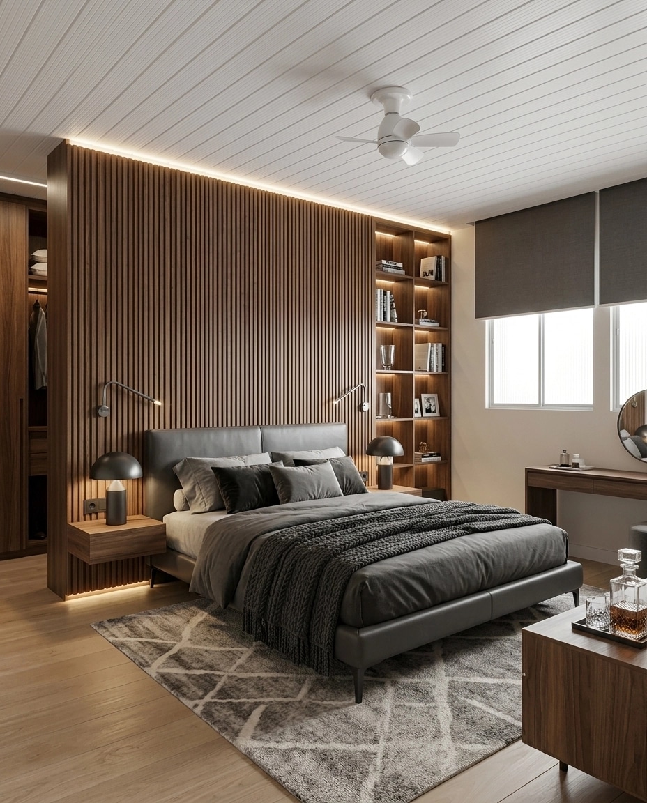 Contemporary Bedroom design — interior photo by GenRoom AI