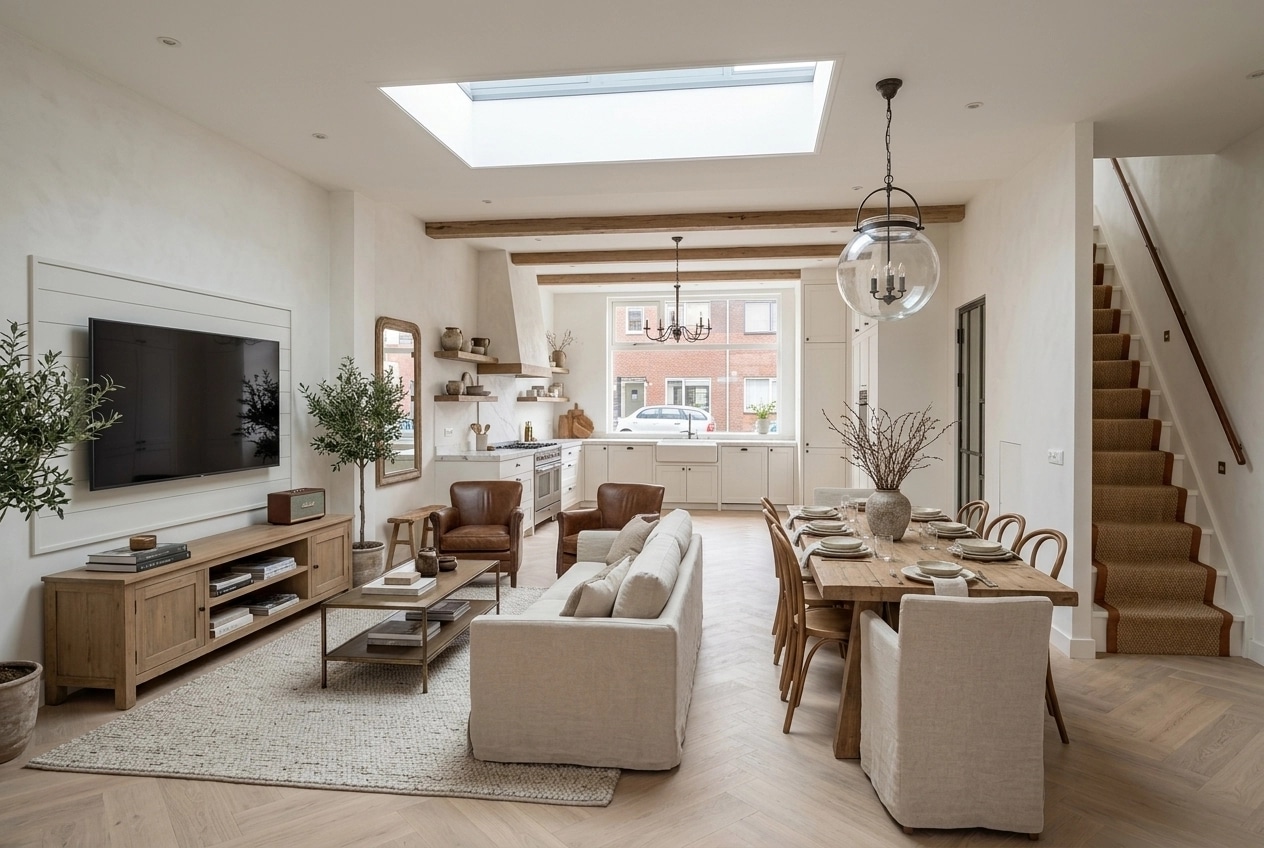 Interior design in Modern Farmhouse style — dining_room by GenRoom AI