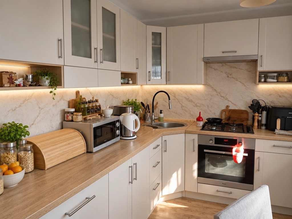 Kitchen interior in no_style style — photo by GenRoom AI
