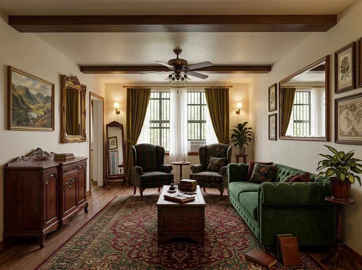 Interior design in British style — Living Room by GenRoom AI