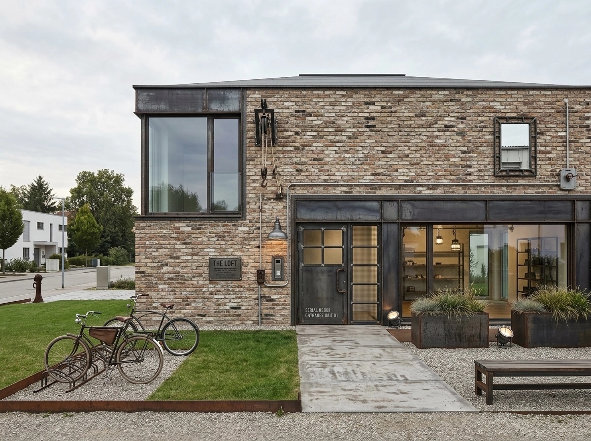 Facade design in Loft Facade style — Facade by GenRoom AI