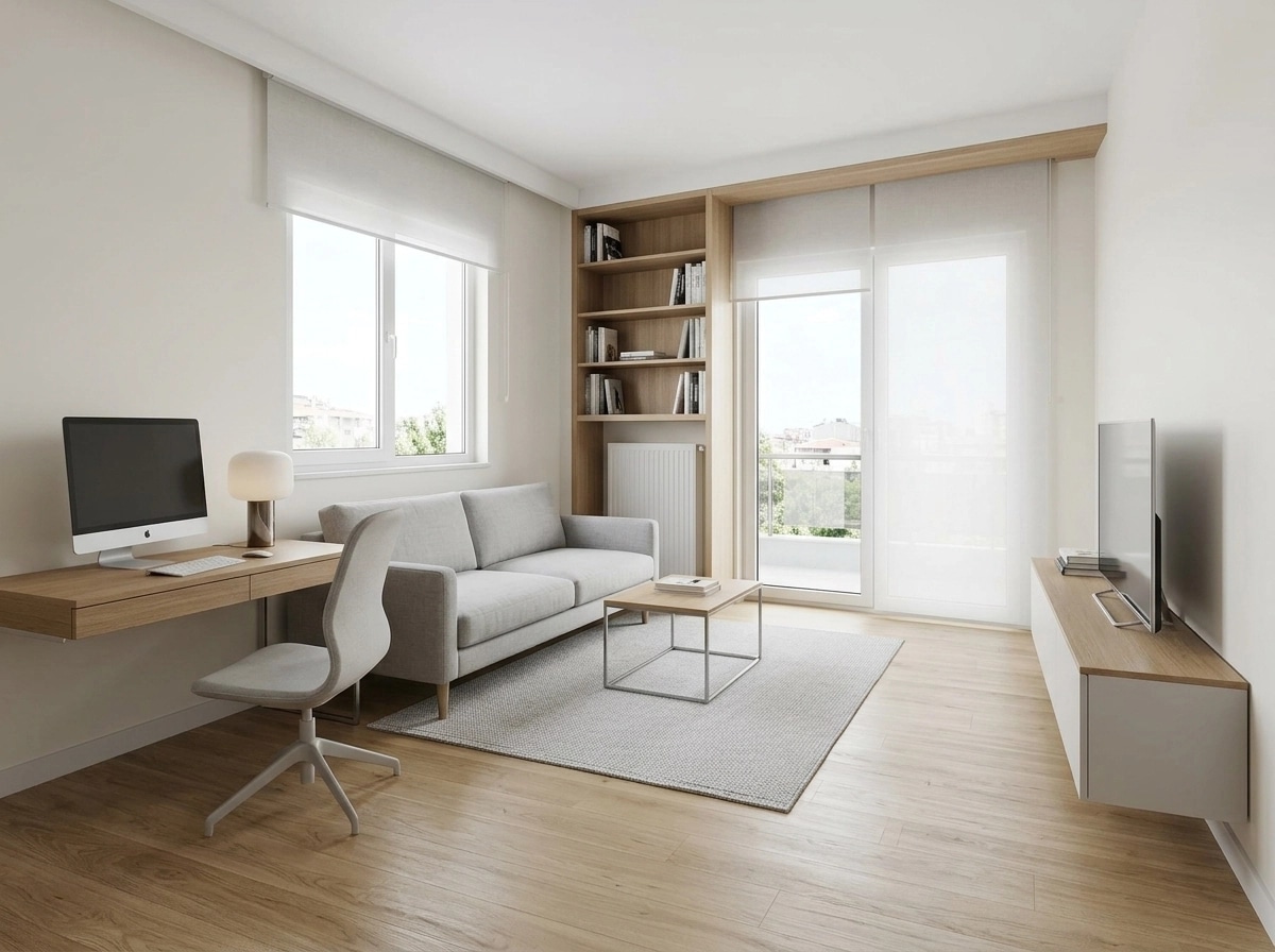 Interior design in Minimalism style — Living Room by GenRoom AI