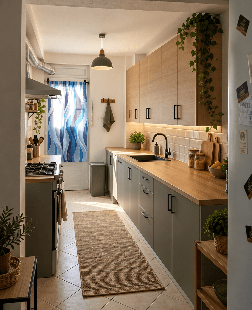 Kitchen interior in Contemporary style — photo by GenRoom AI