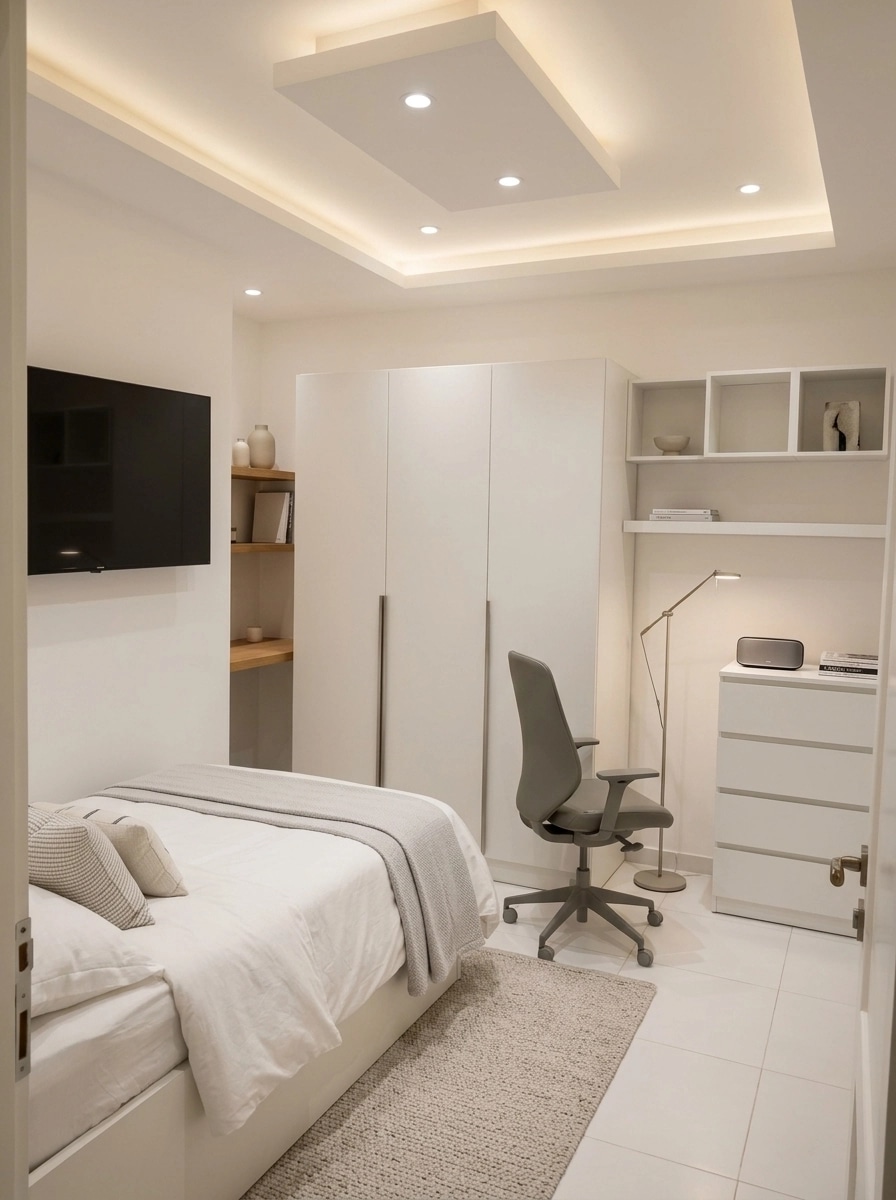 Minimalism Bedroom design — interior photo by GenRoom AI