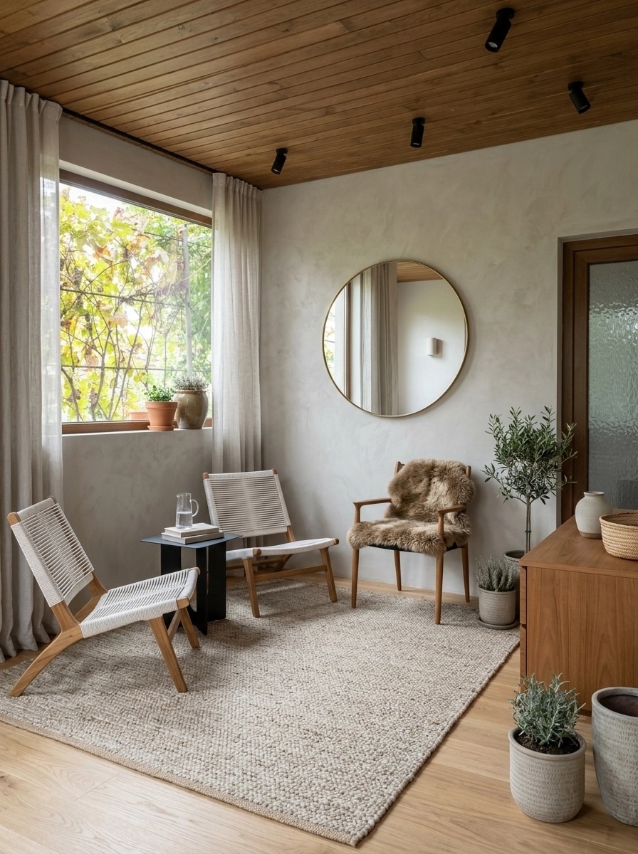 Interiördesign i stilen Scandinavian — terrace av GenRoom AI