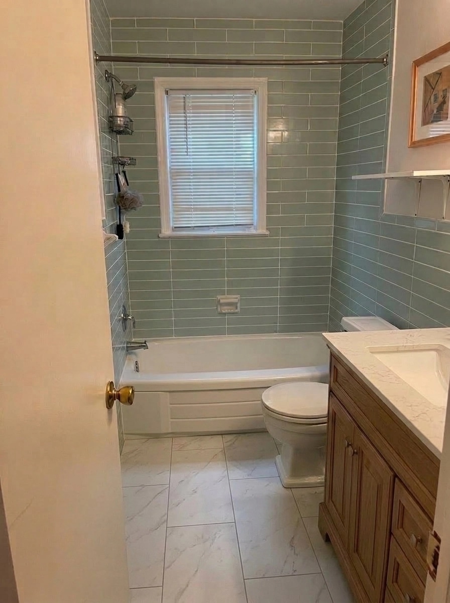 Bathroom interior in no_style style — photo by GenRoom AI