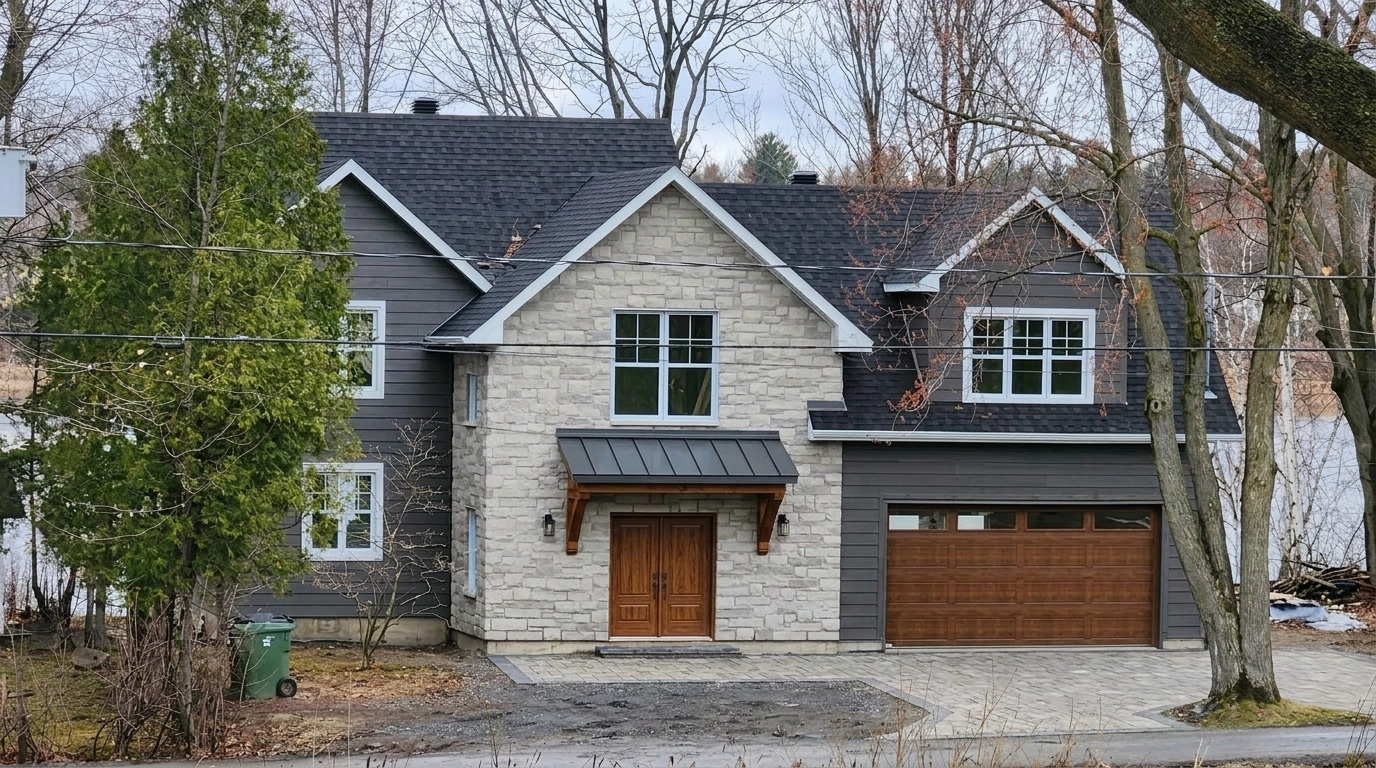 Facade design in Barnhouse Facade style — Facade by GenRoom AI
