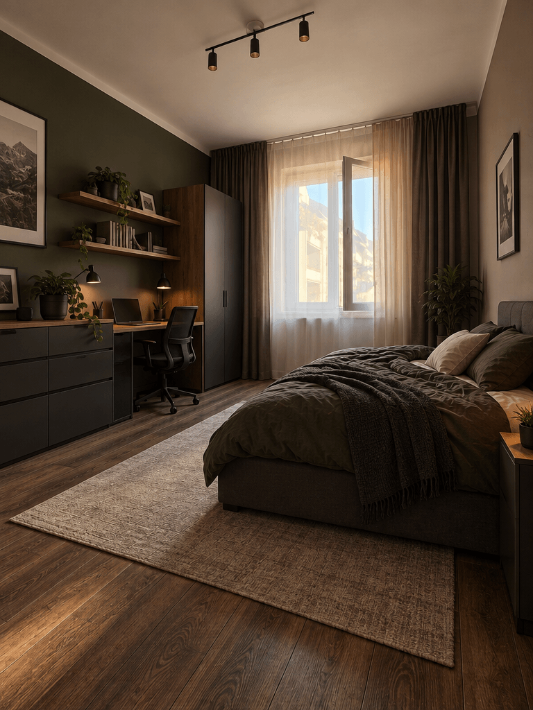Contemporary Bedroom design — interior photo by GenRoom AI