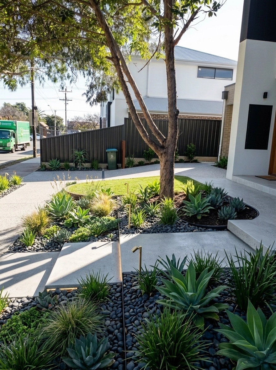 Landscape design in Contemporary Yard style — Yard by GenRoom AI