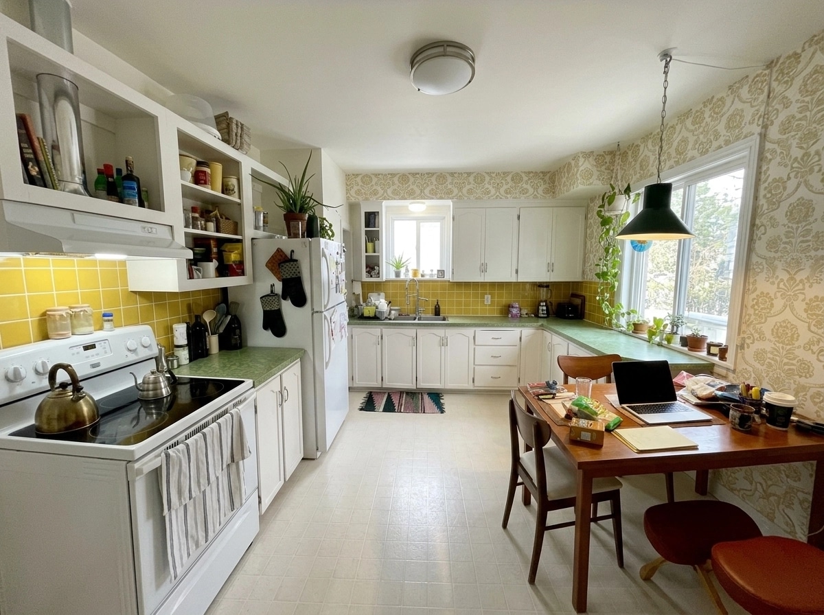 Kitchen interior in no_style style — photo by GenRoom AI