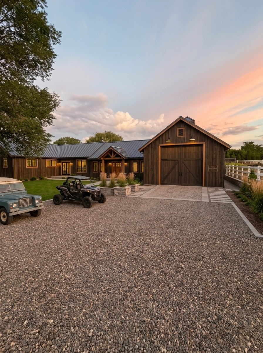 Facade design in Barnhouse Facade style — Facade by GenRoom AI
