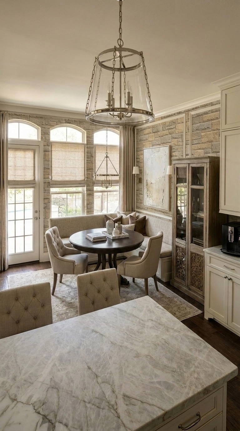 Transitional Living Room design — interior photo by GenRoom AI