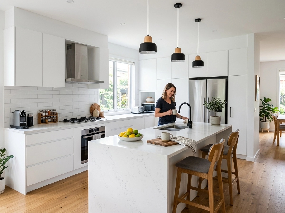 Kitchen interior in no_style style — photo by GenRoom AI