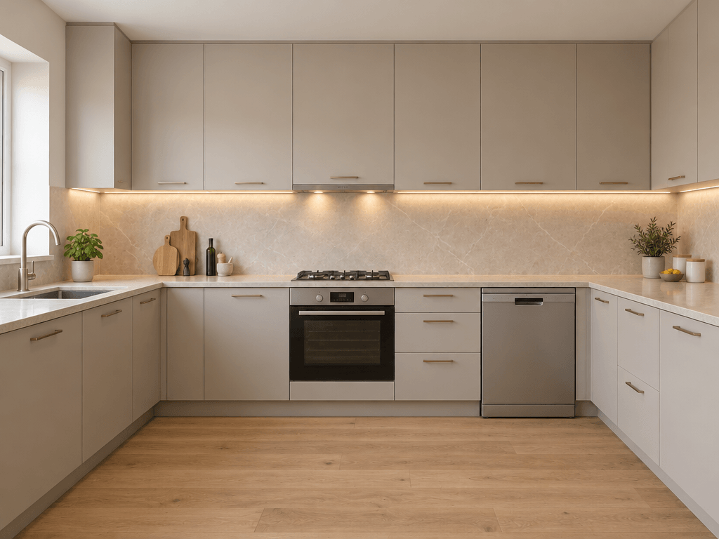 Interior design in Minimalism style — Kitchen by GenRoom AI