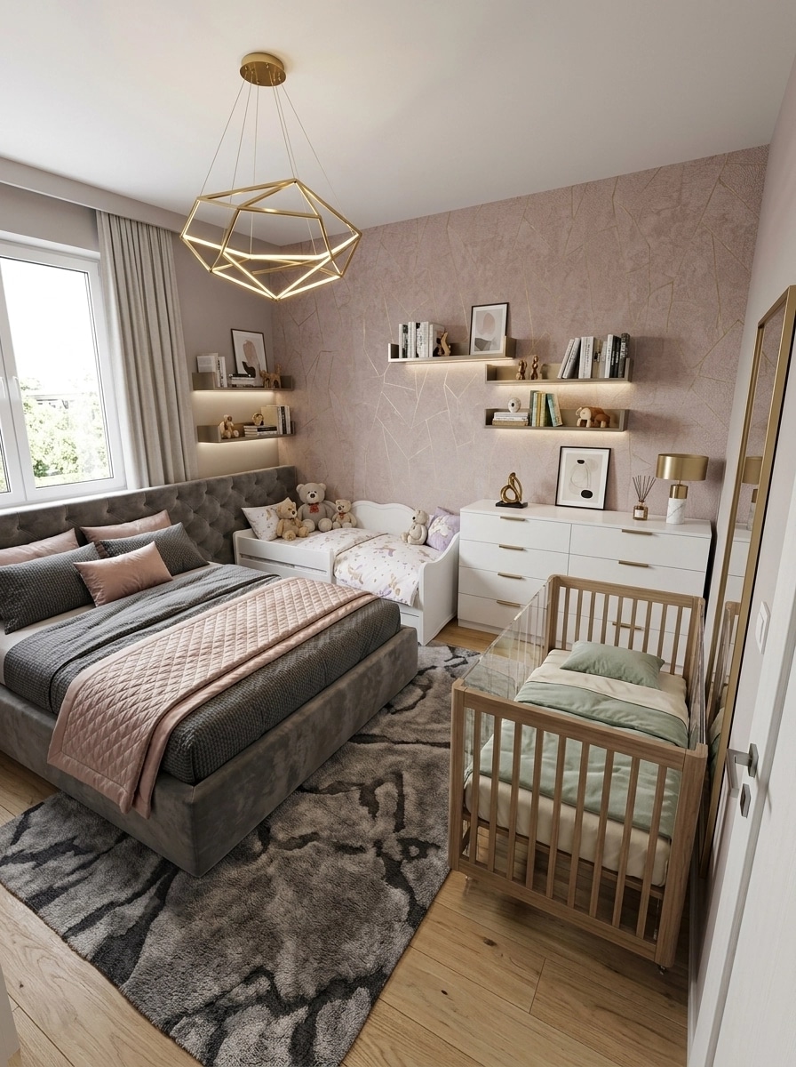 Contemporary Bedroom design — interior photo by GenRoom AI