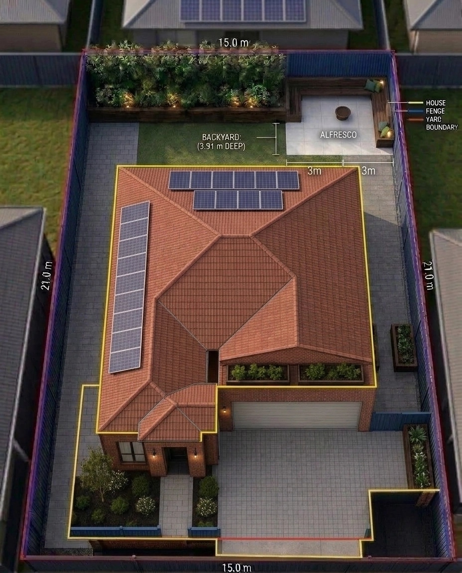 Landscape design in Minimalist Yard style — Yard by GenRoom AI