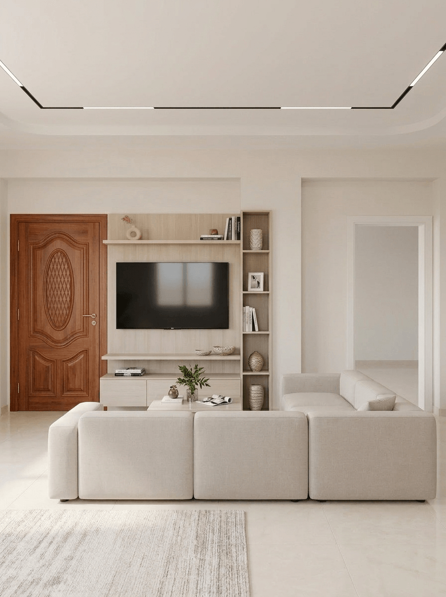 Minimalism Office design — interior photo by GenRoom AI