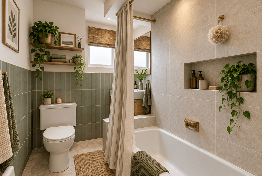 Contemporary Bathroom design — interior photo by GenRoom AI