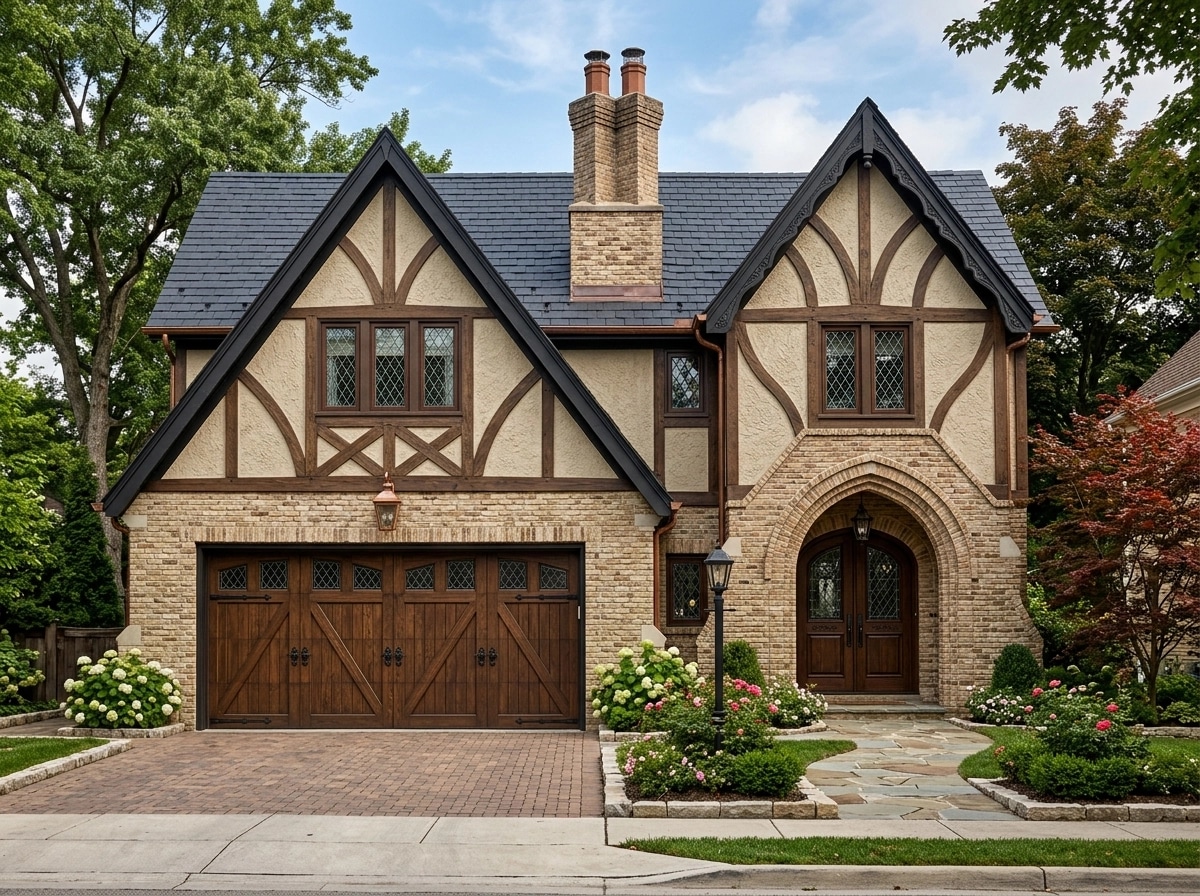 Facade design in Tudor Facade style — Facade by GenRoom AI