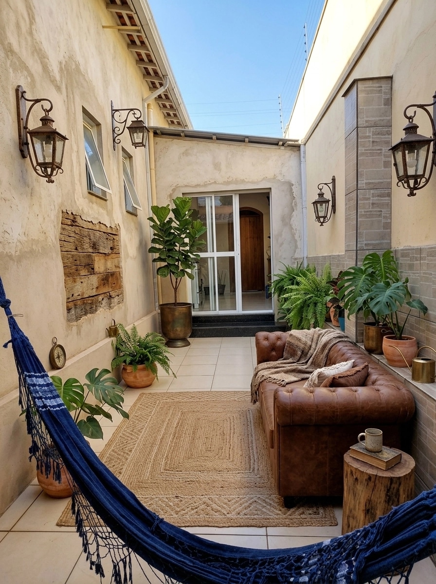 Interior design in Rustic style — balcony by GenRoom AI