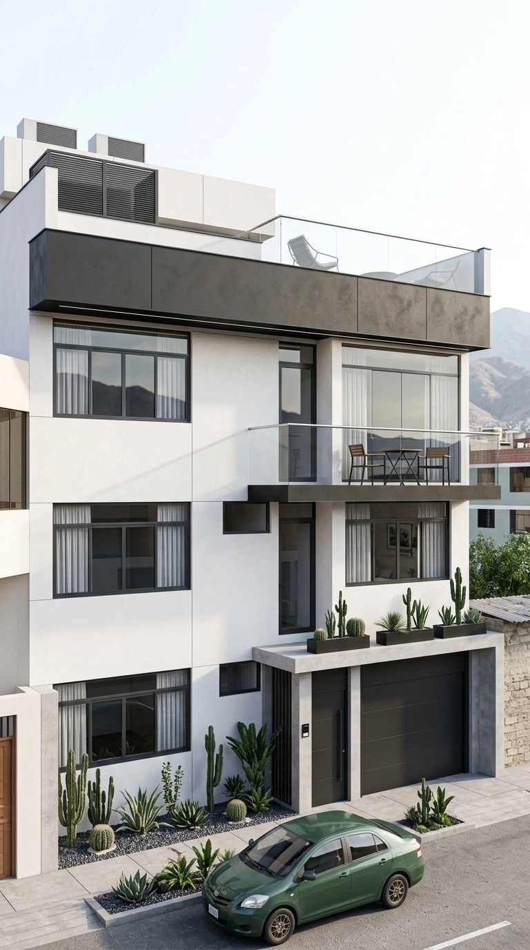 Minimalist Facade Facade design — facade photo by GenRoom AI