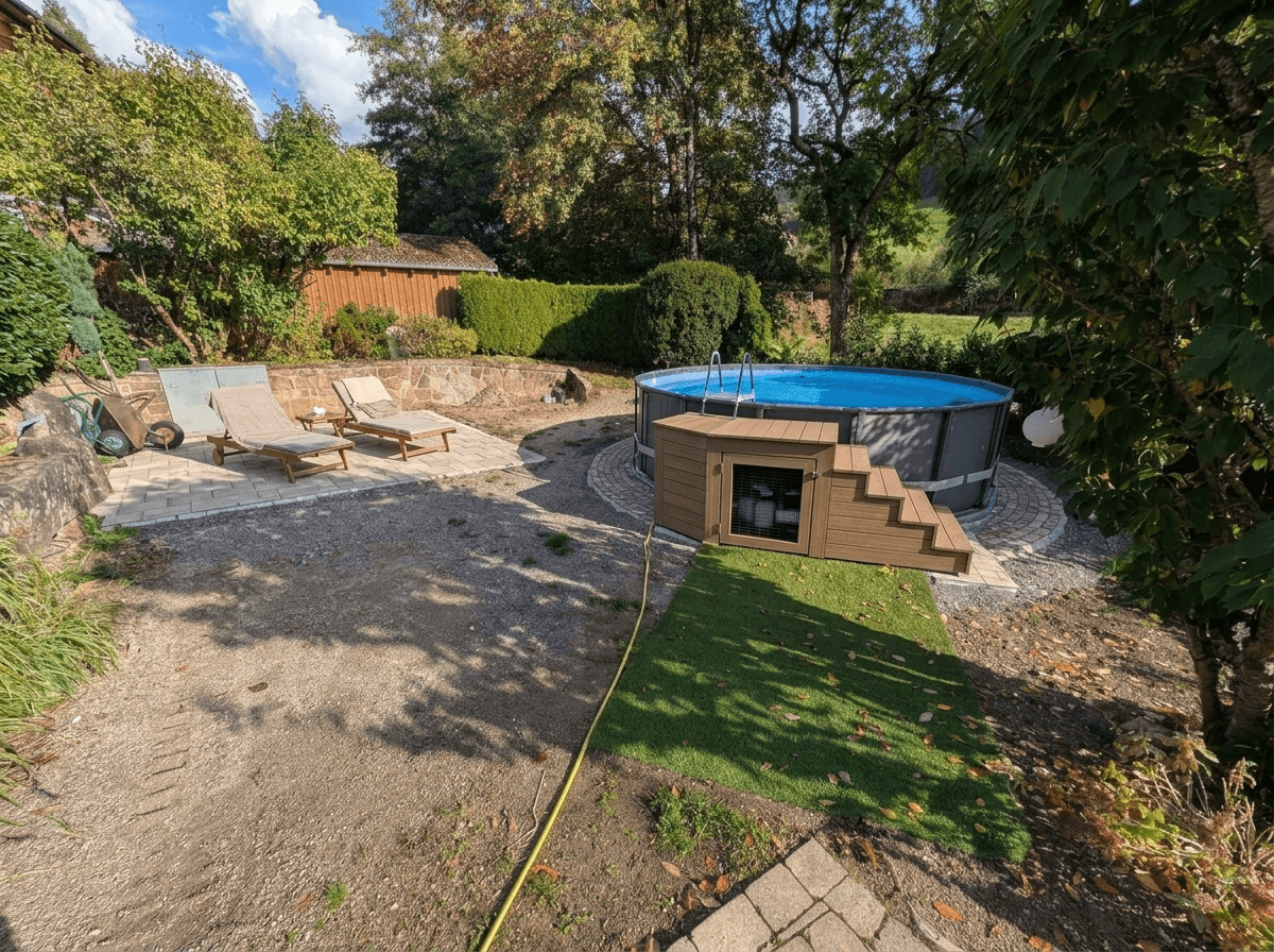 Yard design in no_style style — photo by GenRoom AI
