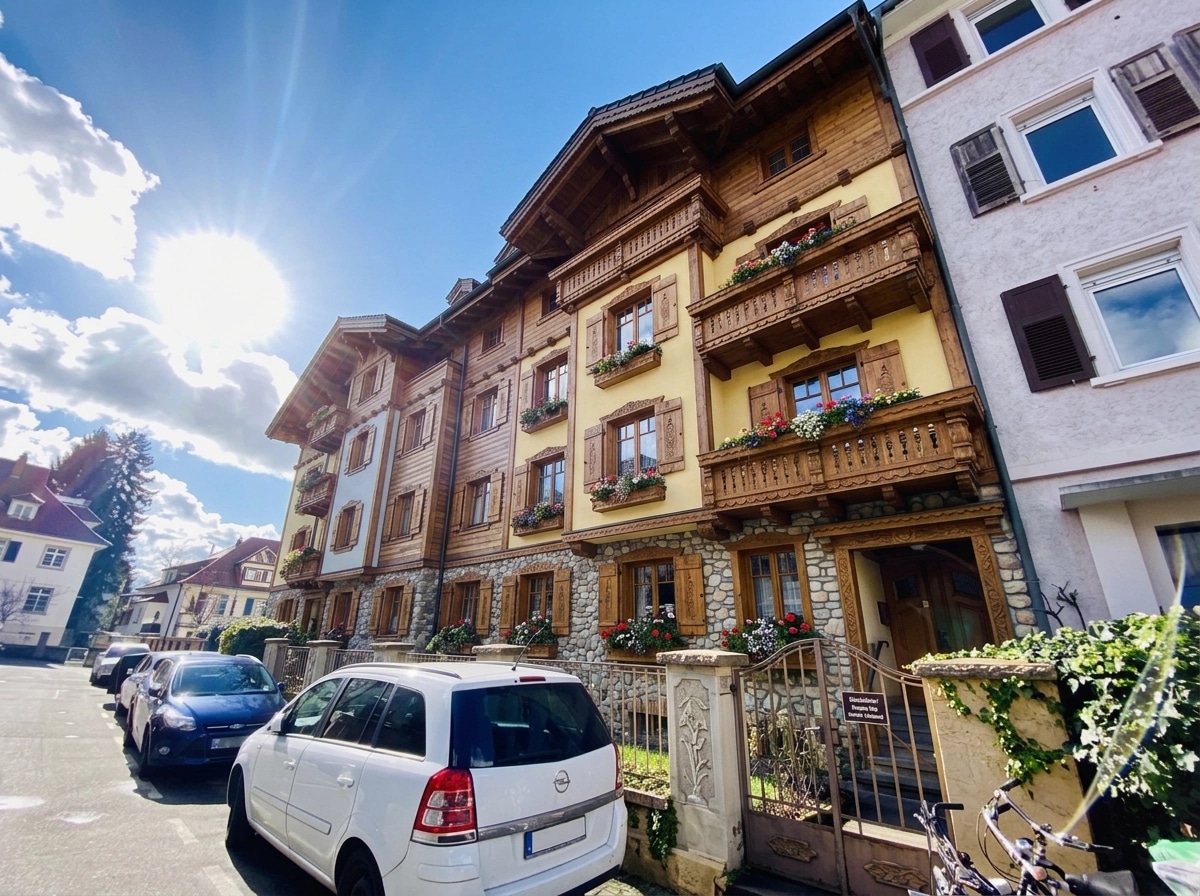 Facade design in Chalet Facade style — photo by GenRoom AI