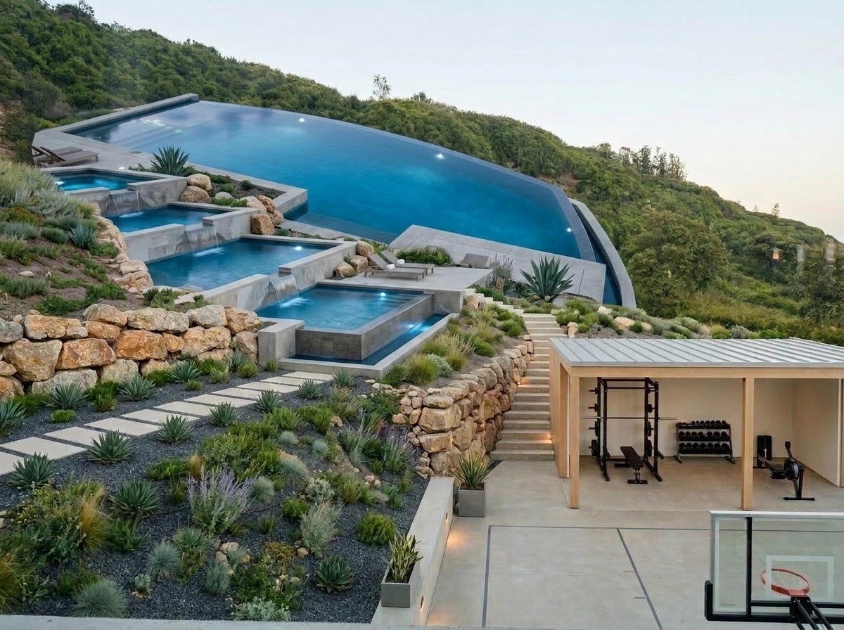 Landscape design in Minimalist Yard style — Yard by GenRoom AI