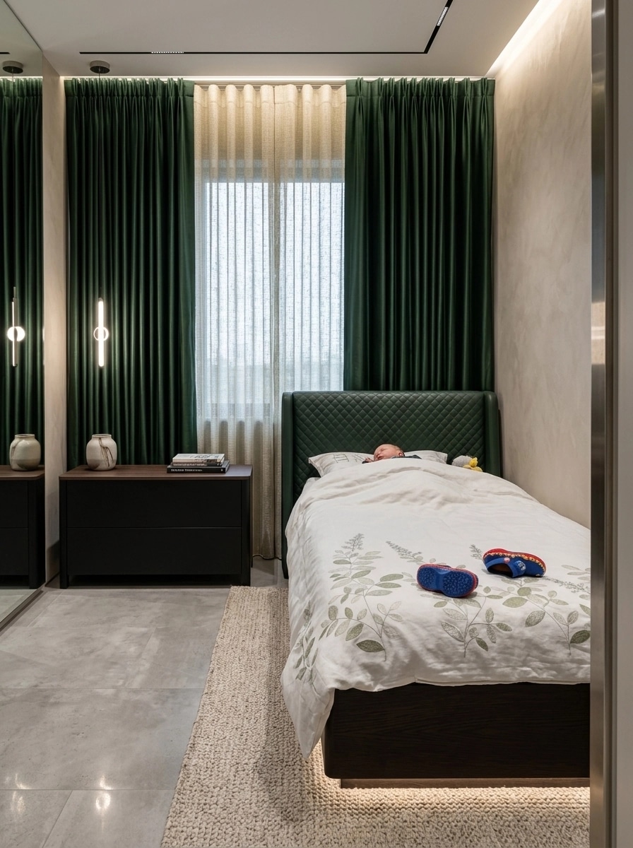Contemporary Bedroom design — interior photo by GenRoom AI
