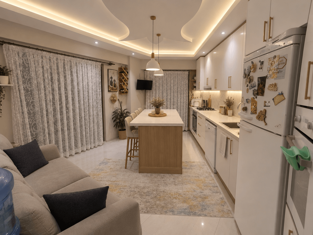 Scandinavian Kitchen design — interior photo by GenRoom AI