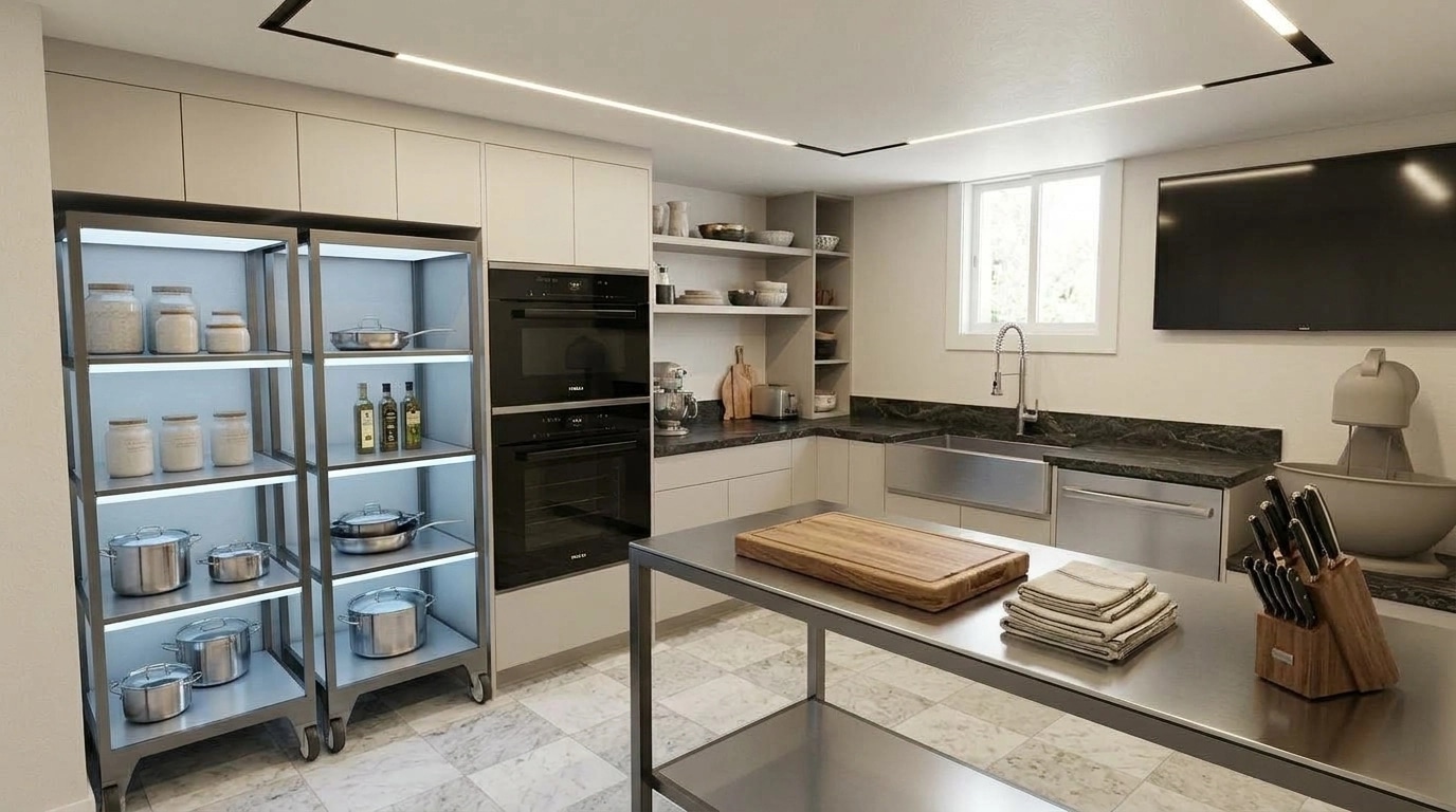 Contemporary Kitchen design — interior photo by GenRoom AI