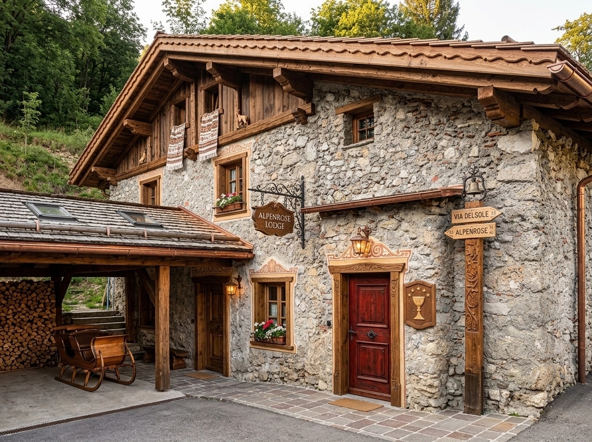 Facade design in Chalet Facade style — Facade by GenRoom AI