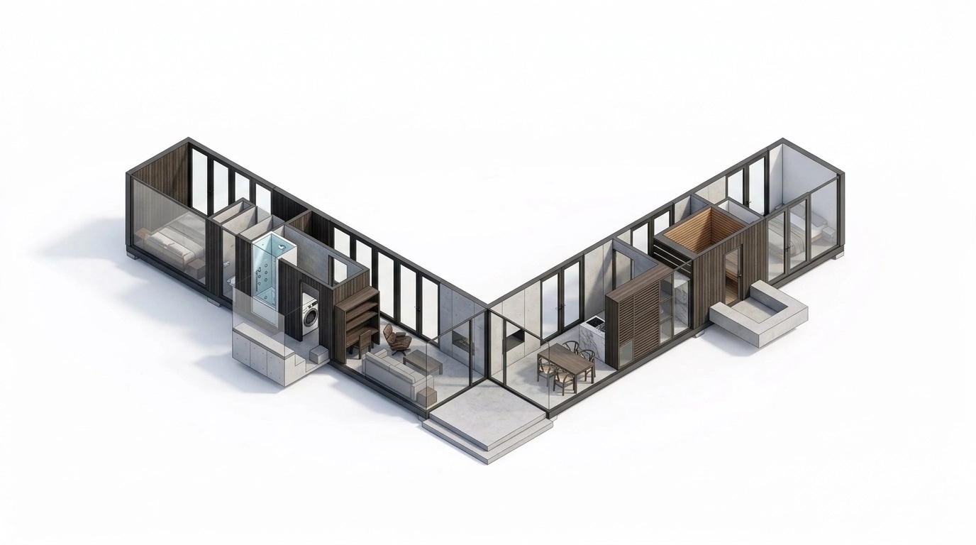 Facade design in Contemporary Facade style — Facade by GenRoom AI