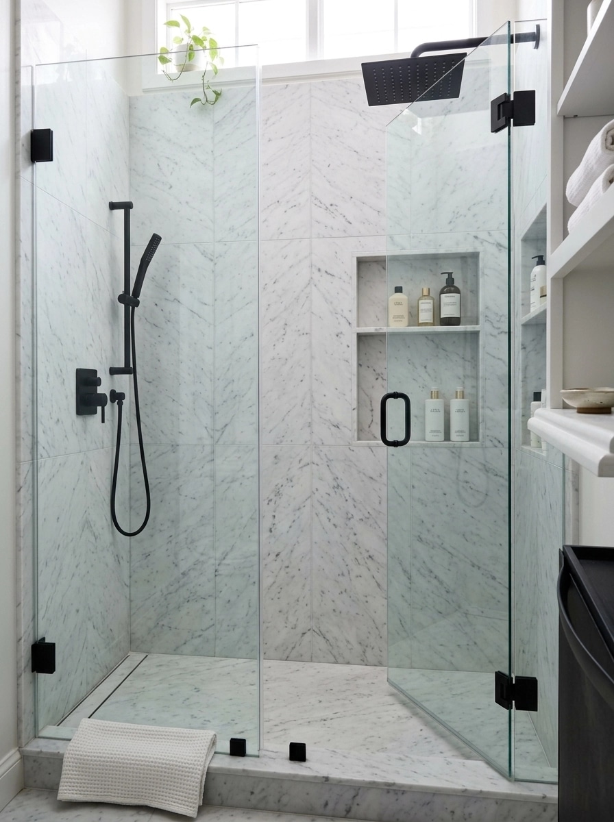 Minimalism Bathroom design — interior photo by GenRoom AI