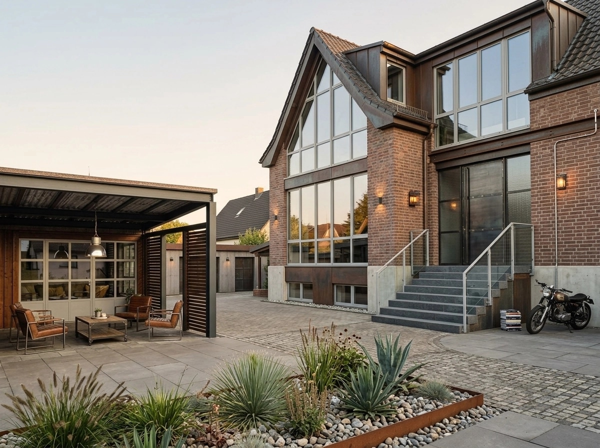 Facade design in Loft Facade style — Facade by GenRoom AI