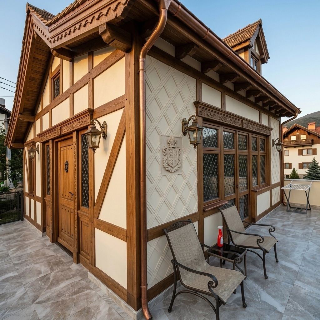 Facade design in Tudor Facade style — Facade by GenRoom AI