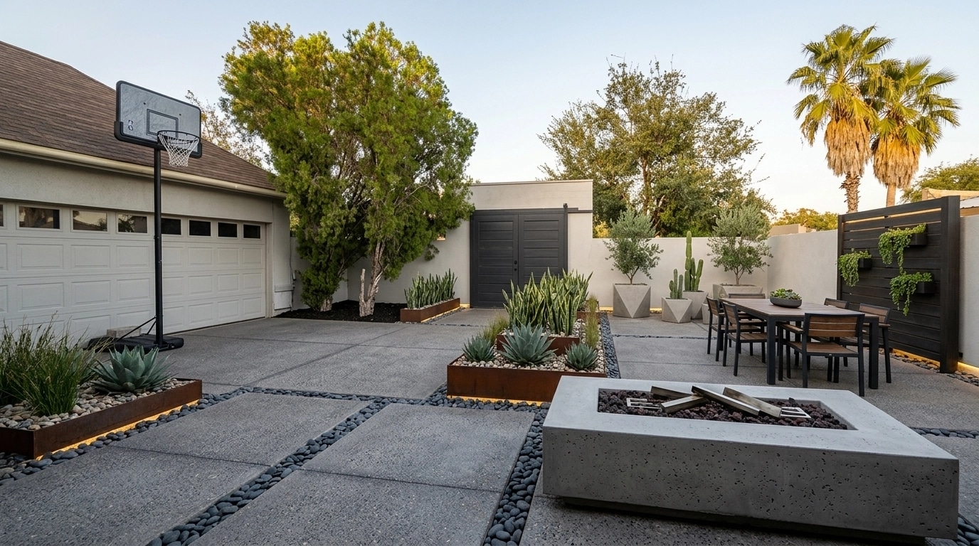 Contemporary Yard Yard design — yard photo by GenRoom AI