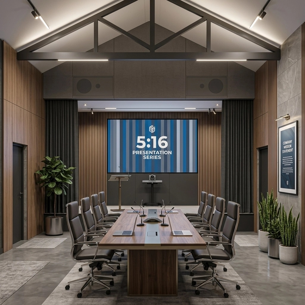 Interior design in Contemporary style — meeting_room by GenRoom AI
