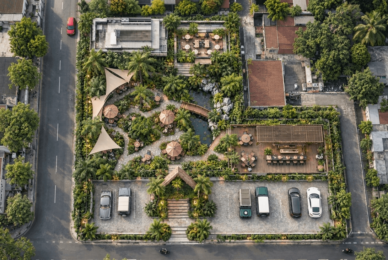 Yard design in no_style style — photo by GenRoom AI
