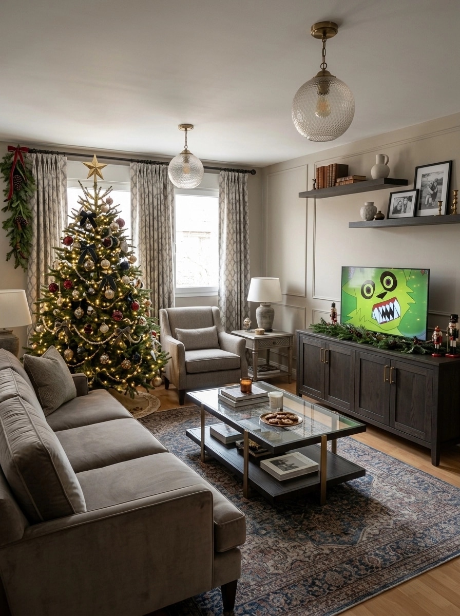 Interior design in Transitional style — Living Room by GenRoom AI