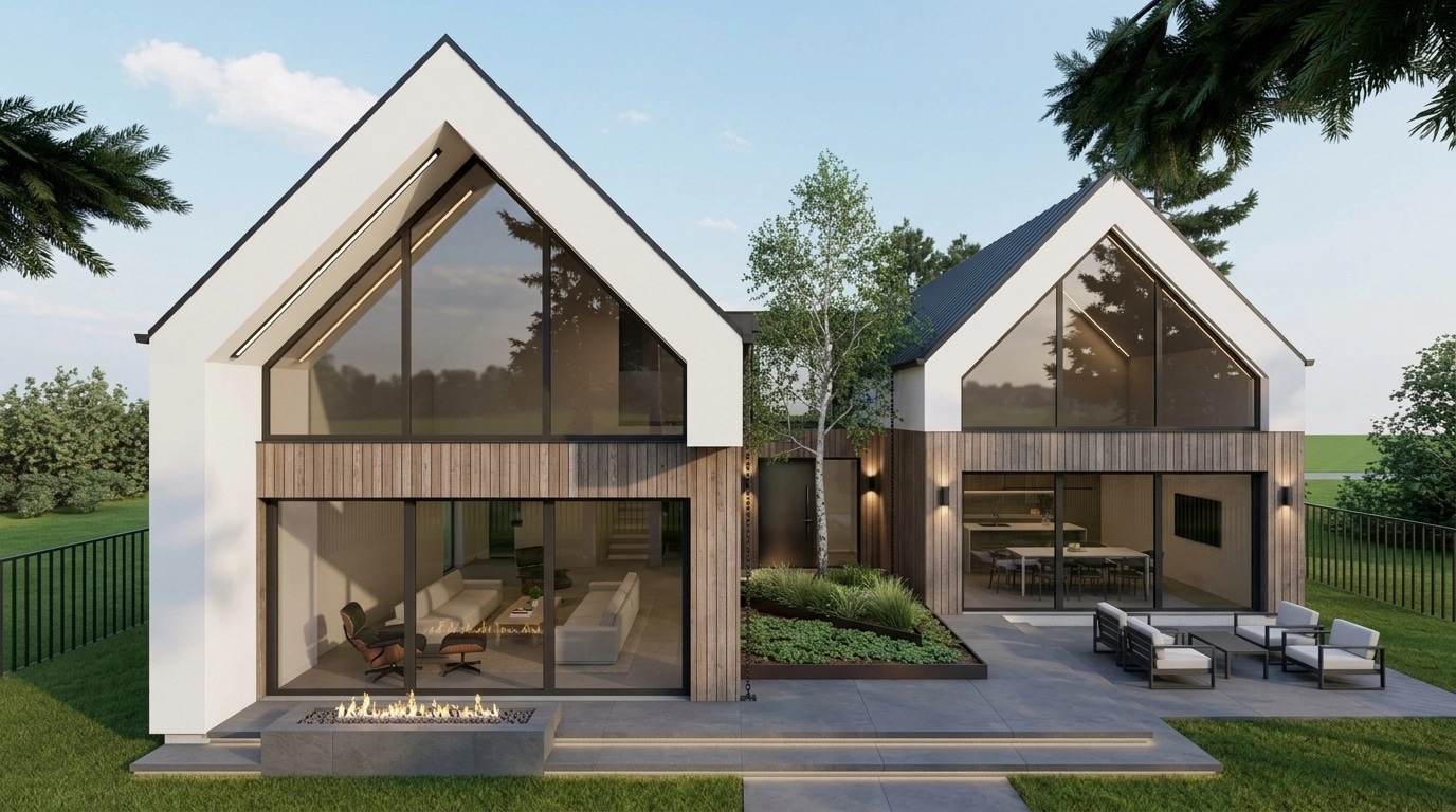 Contemporary Facade Facade design — facade photo by GenRoom AI