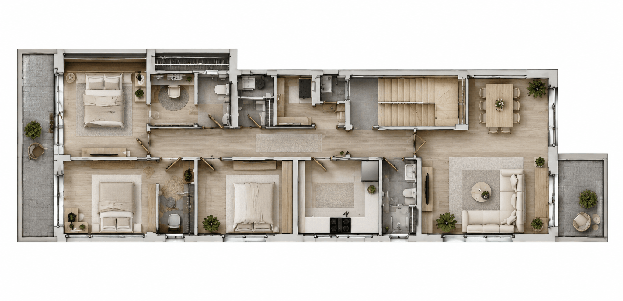 Minimalism Oturma Odası design — interior photo by GenRoom AI