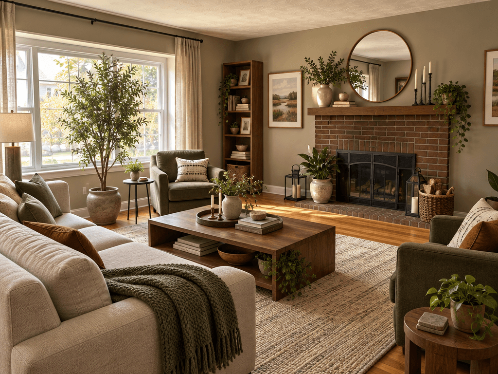 Interior design in Contemporary style — Living Room by GenRoom AI