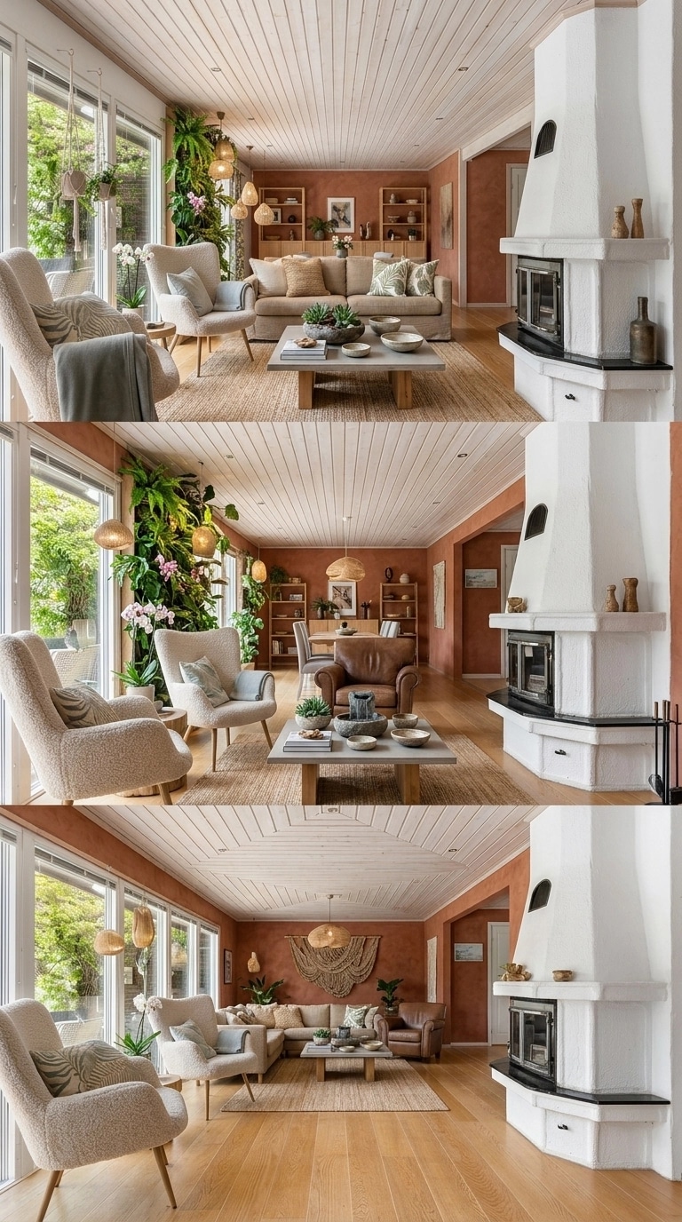 Interior design in Biophilic style — Living Room by GenRoom AI