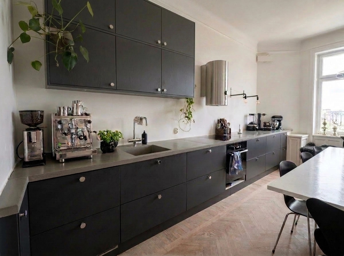 Minimalism Kitchen design — interior photo by GenRoom AI