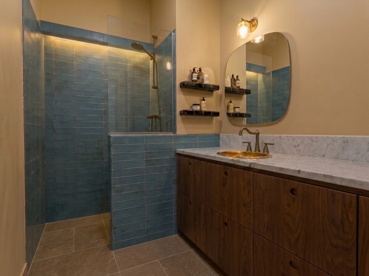 Bathroom interior in no_style style — photo by GenRoom AI