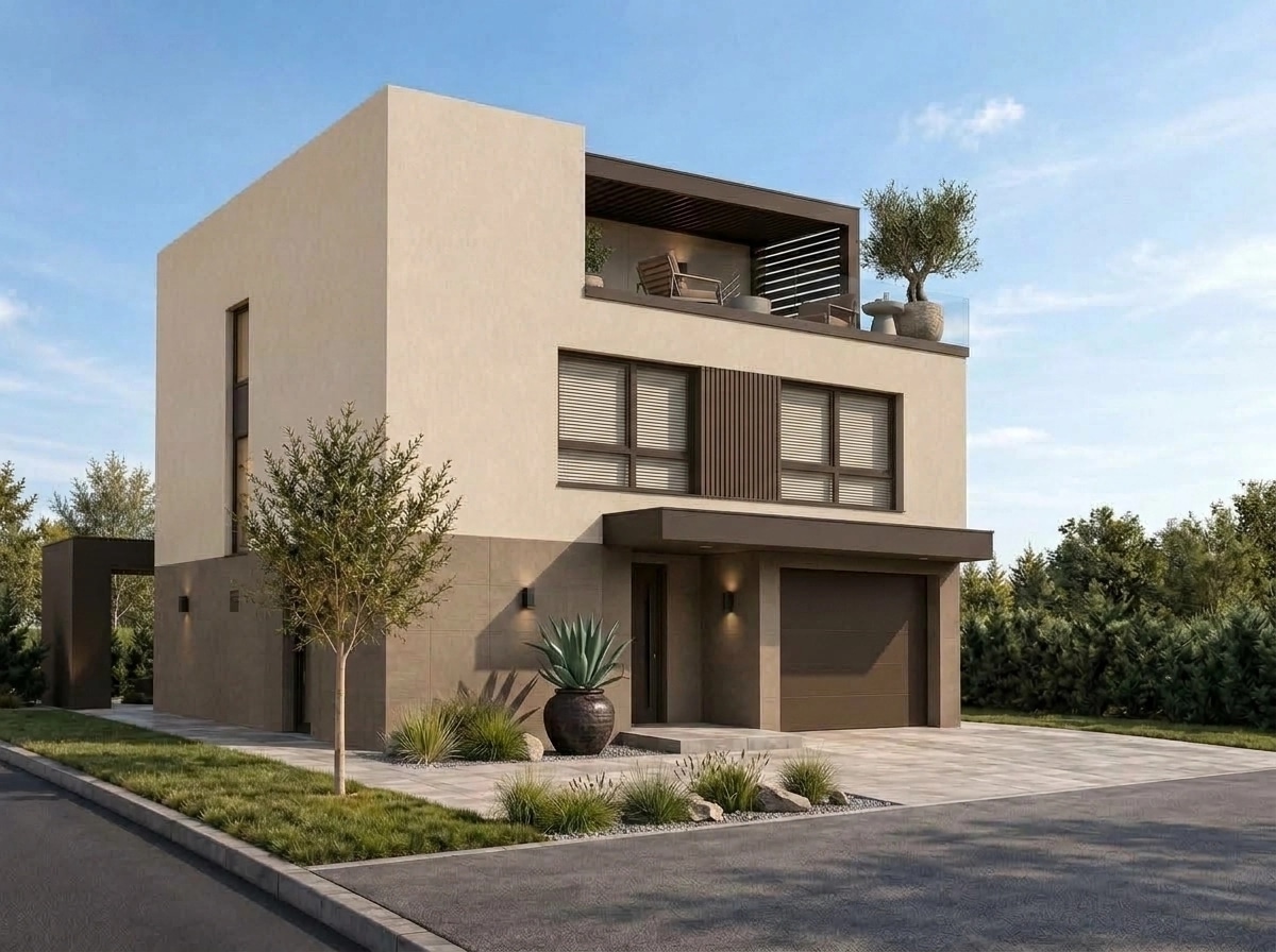 Contemporary Facade Facade design — facade photo by GenRoom AI